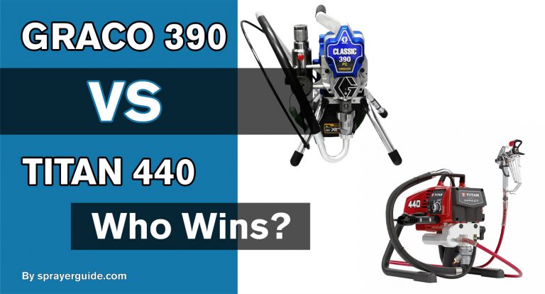 GRACO 390 VS TITAN 440 Paint Sprayers – Who wins?