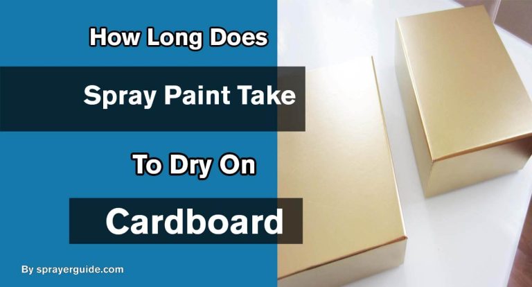How Long Does Spray Paint Take To Dry On Cardboard