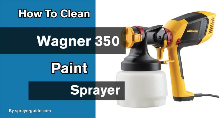 HOW TO CLEAN WAGNER 350 PAINT SPRAYER