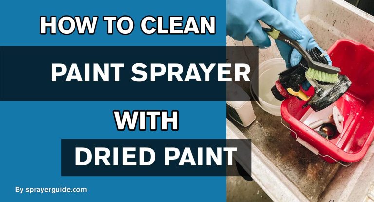 How To Clean A Paint Sprayer With Dried Paint