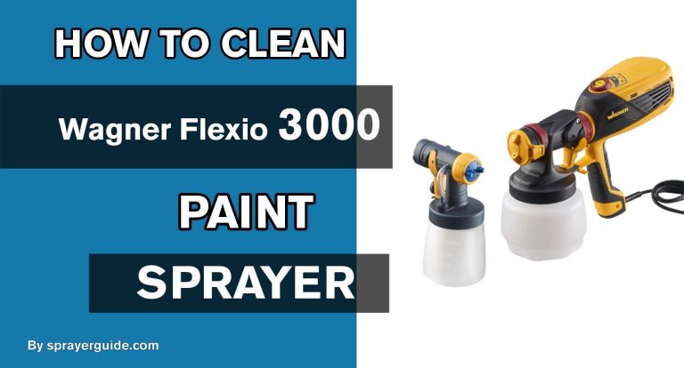 How To Clean Wagner Flexio 3000
