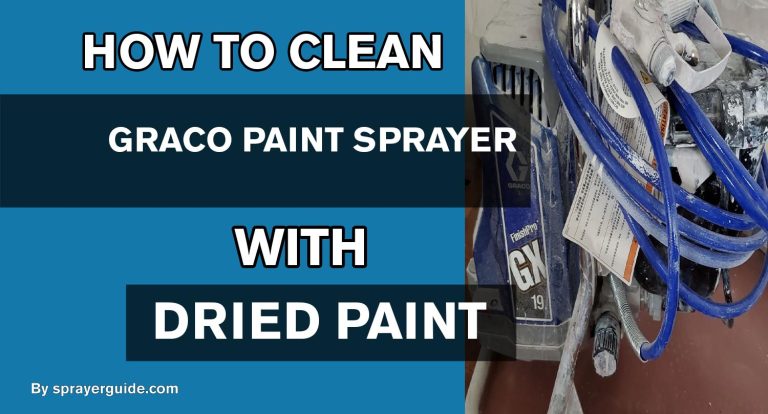 How To Clean A Graco Paint Sprayer With Dried Paint