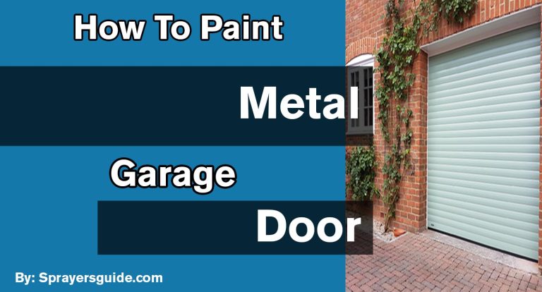 How To Paint A Metal Garage Door