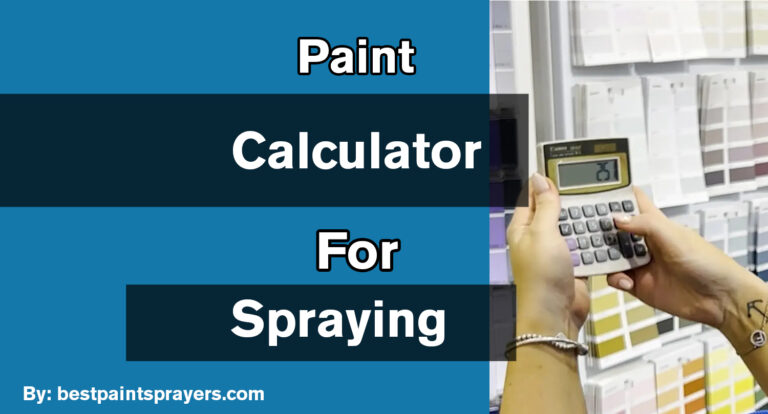 Paint Calculator For Spraying